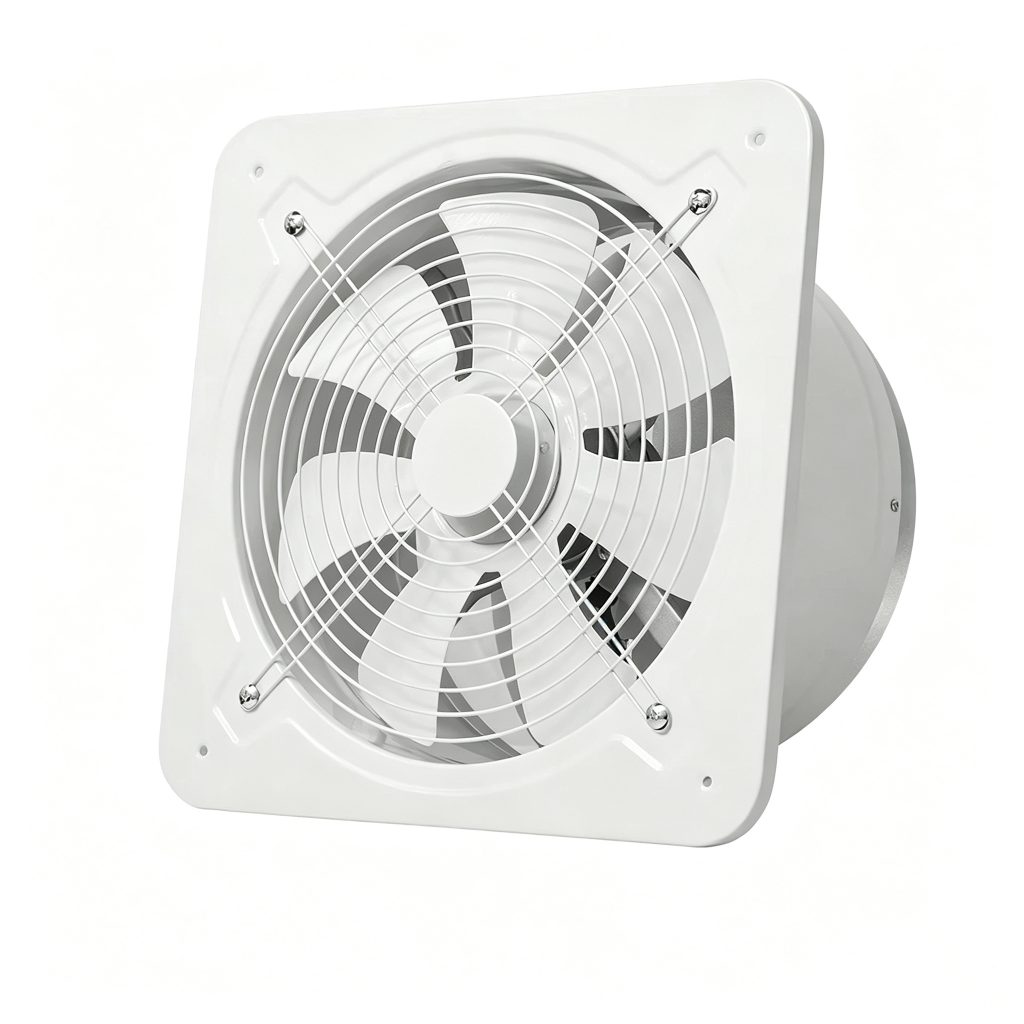 White High Speed Exhaust Fan (intake/exhaust)